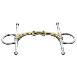 Sprenger Dynamic Rs 16 Mm Double Break Full Cheek Snaffle Prateado 125 mm