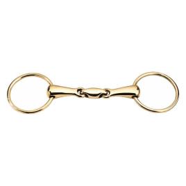 Feeling Cyprium Anatomical Hollow Snaffle Dourado 125 mm