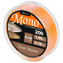 Spro Tm -vis 200 M Monofilament Laranja 0.160 mm