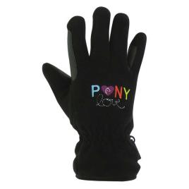 Equikids Ponylove Riding Gloves Preto 7-9 Years