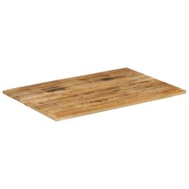 vidaXL Tampo de mesa 15-16 mm 90x60 cm madeira de mangueira maciça