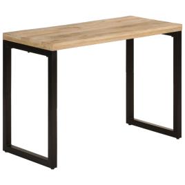 vidaXL Mesa de jantar 110x50x76 cm madeira de mangueira maciça