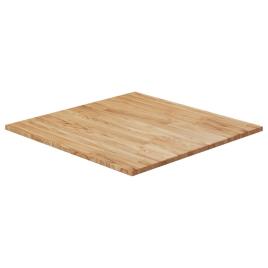 vidaXL Tampo mesa quadrado 90x90x1,5cm carvalho tratado castanho-claro