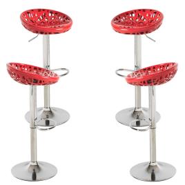 Presentes Miguel - Pack 4 Bancos Nest - Vermelho