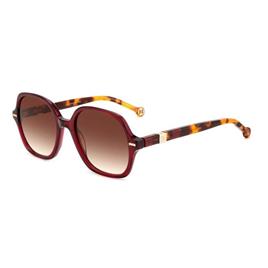 Carolina Herrera Eyewear Óculos de sol para mulheres CH 0063/S O63 T55 140 Havana Red