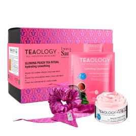 Teaology Conjunto cosmético Peach Tea Hydra Cream SET