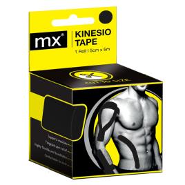 Fita Cinesiologia Preta 5 cm x 5 Mx Health