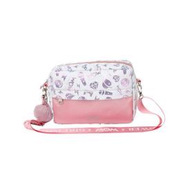 Bolsa de Alça Ajustável Wow Generation Rosa-Branco