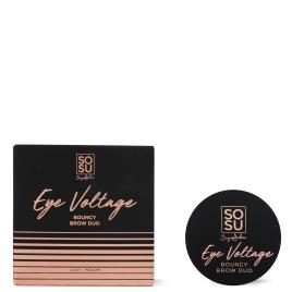 Pó para Sobrancelha Eye Voltage Bouncy Brow Duo SOSU 32g (Várias Cores) - Light-Medium