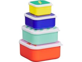 Conjunto de 4 Lancheiras WILD & WOLF Power Up