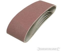 Conjunto de Folhas de Lixa SILVERLINE 308931 - 5 peças