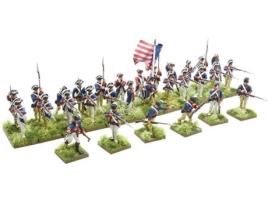 Caixa com Figuras WARLORD GAMES Regimento de Infantaria Continental - Guerra de Independência Americana (Idade Mínima: 3 Anos)