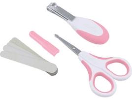 Conjunto de Higiene Bebé  Unhas Rosa