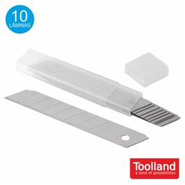 Lâminas De Substituição 18mm 10x Toolland