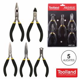 Conjunto De Alicates Electricista 5x Toolland