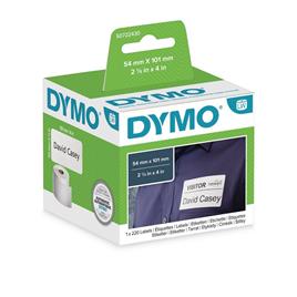 DYMO Etiquetas para encomendas/crachás de identificação LW S0722430, preto sobre branco, 101 x 54 mm