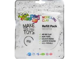 Recarga de Plasticina JUMPINGCLAY Branca (50gr)