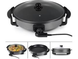 Caçarola  Elétrica Alimínio (Preto - 40 cm)
