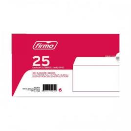 Envelope 110x220mm Branco 90grs DL 25 Unidades Sem Janela