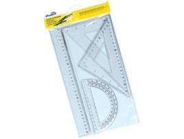 Conjunto Auxiliar Desenho  (4 Peças)