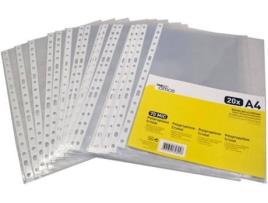 20 Bolsas de Catálogo TIMEOFFICE A4 Cristal