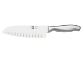 Faca Santoku com Alvéolos  Absolute Steel 17cm