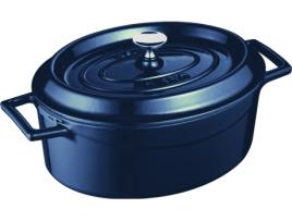 Caçarola Oval  Azul 21x34x12cm