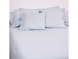 Capa de Edredão ASA Nude (Azul - 280x240cm - Algodão)