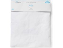 Lençóis de Baixo ZY BABY com Elástico para Co - sleeping (2 Unidades - 54x90 - Branco)