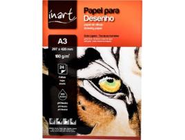 Bloco de Notas INART Dibujo (A3 - 24 Folhas)