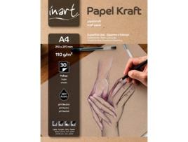 Bloco de Notas INART Kraft (A4 - 30 Folhas)