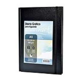 Diário  Gráfico Aguarela, A5, 300 g/m2, 24 Folhas