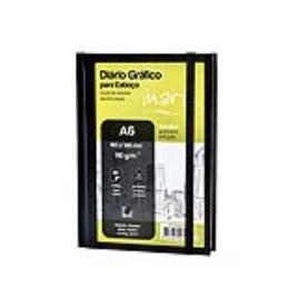 INART Diário Gráfico Esboço, A6, 110 g/m2, 80 Folhas