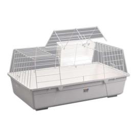 Alamber T-60 Rabbit Cage 60x36.5x30 Cm Prateado