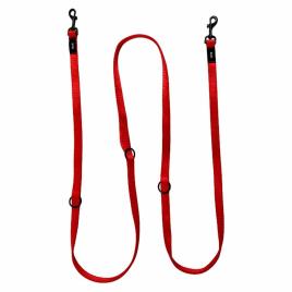 Bull Multiposition Training Leash 280x2 Cm Vermelho