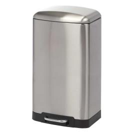 Duett 30l Trash Can Prateado