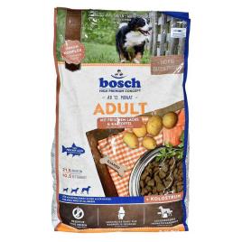 Bosch 09030 Adult Salmon Potato 3kg Dog Food Prateado