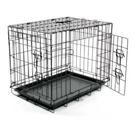 Duvo+ Extra Strong 2 Door Metalic Dog Cage M Prateado