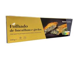 Folhado Auchan Collection Bacalhau E Grelos 550g