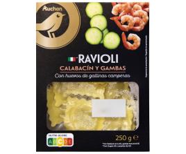 Ravioli Curgete E Camaroes Auchan 250g