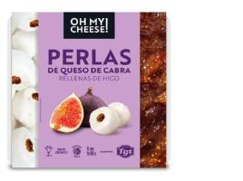 Queijo Oh My Cheese Pérolas Cabra Com Figo 90g