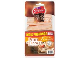 Fiambre Peito De Frango Fatias Finas Forno Lenha Campofrio 220g