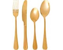 Faqueiro Quid Inox Dourado 24un