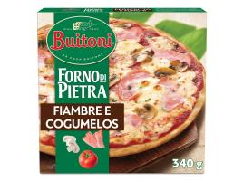 Pizza Buitoni Forno Di Pietra Fiambre E Cogumelos 340g