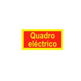 Sinal de Indicação Quadro Elétrico em PVC Fotoluminescente