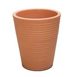 Vaso Terracota Cone Ondulado