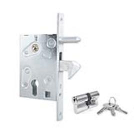 Fechadura com Gancho com Cilindro Galvanizado 232