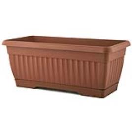 Floreira com Prato 50x19x16.5cm 9L