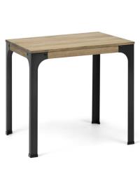 Mesa De Jantar Bristol 70x110x75cm preto UNIQUE