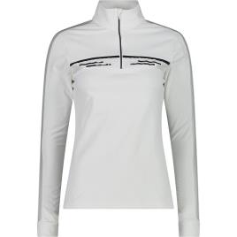 Cmp Sweat 32l0296 Half Zip Fleece Branco L Mulher